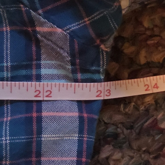 Tommy Hilfiger Men's Blue Plaid Shirt Vintage Look XL - Picture 4 of 6